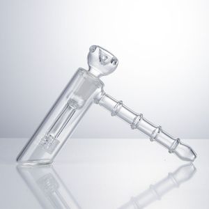 CSYC Y149 Narguilé Pipe À Fumer Style Marteau Tuyaux En Verre 6 Bras Arbre Perc Birdcage Perc 2 Modèles Bubblers Verre Bong D'eau 19mm Mâle Bol Tabac Bubbler