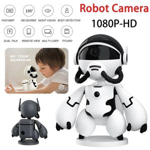 CT102 Robot cámara ip Monitor inalámbrico seguimiento humano automático 1080P HD voz inteligente Video cámara de vigilancia de seguridad casa