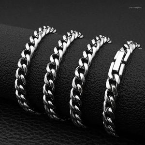 Colliers cubains pour hommes, chaîne en acier inoxydable pour le cou, grand collier Hip Hop, bijoux longs, cadeaux pour hommes, vente en gros