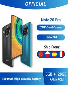 Cubot Note 20 Pro Quad Camera Smartphone NFC 6GB128GB 65 pouces 4200mAh Android 10 Téléphone Dual SIM 4G LTE Cellulaire Note201700401