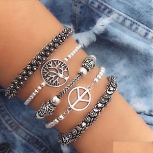 Manchette Mode Antique 925 Sier Bangle Ouvert Femmes Bracelets Mignon Lune Et Étoile Daisy Bracelets Pour Bijoux De Bricolage En Gros Drop Livraison Dhrwf