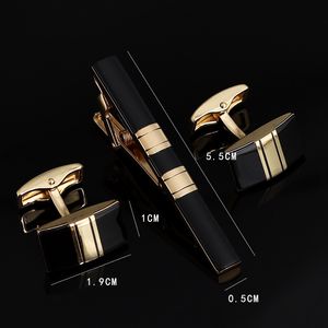 Boutons de manchette pour hommes marque de luxe Desinger pince à cravate boutons de manchette mariage pour hommes marié meilleur homme 3 pièces costume ensemble accessoires bijoux