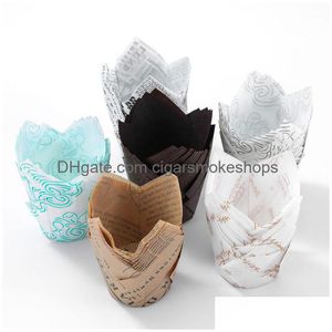 Cupcake Tip Liners Baking Cup Holders Paper Muffin Cups para cumpleaños Navidad Baby Shower Party Xbjk2203 Drop Delivery Home Dhq7V