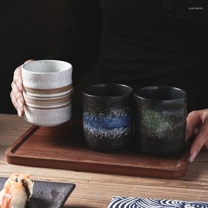 Tazas y platillos, 1 Uds./3 uds., Taza de Café de Cerámica de China, porcelana Personal, vajilla de té individual, taza de vino, agua al por mayor