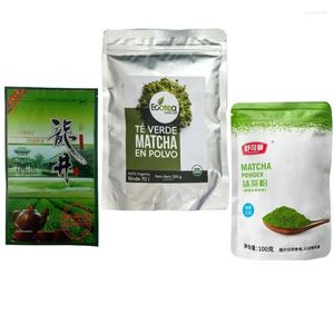 Tazas Platillos 250g Juego de té verde Matcha chino Bolsas de plástico al vacío Compresión larga Jing Sin bolsa de embalaje