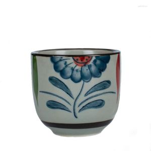 Tasses soucoupes bol à thé Antique en céramique tasse peinte à la main style japonais