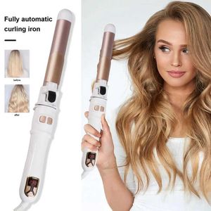 Curling Irons entièrement automatique Curling Iron Curler Tourmaline Céramic Fast Filing Rotating Styling Outil Q240506