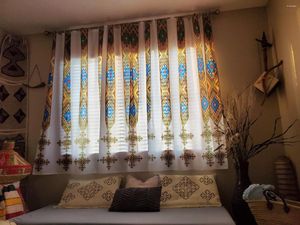Rideau éthiopien Design traditionnel Saba et Telet rideaux de fenêtre minces pour salon chambre décor 2 pièces