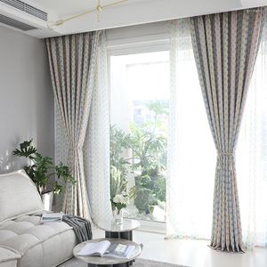 Cortina suministro directo de fábrica de telas cortinas modernas minimalistas de estilo europeo impresión opaca de seda negra