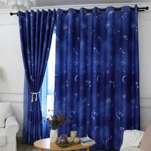 Rideaux occultants en Polyester pour enfants, pour chambre à coucher, garçons, salon, fenêtre, décoration de la maison, rêve, cuisine, café, Durable