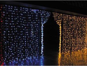 Rideaux lumineux lumières de Noël 108m 105m 103m 84m 63m 33m lumières LED lampe d'ornement de Noël Flash coloré fée mariage De7817565