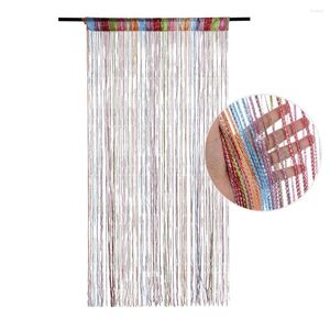 Panneaux de ficelle de rideau suspendus perlé porte écran séparateur de pièce Net décoration murale facile à accrocher pour la fête à la maison