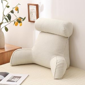 Cojín/almohada decorativa silla de columpio respaldo de algodón sofá cojines de cama de cama de reposo lectura de la cintura de la cintura lavable