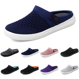 Coussin d'été en mesh femmes Slip-on Gai Shoes Walking Black Black Pink Gris Purple Platform Pladerstpers Courne Sneaker féminin 343