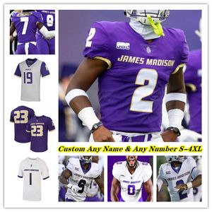 JAMES MADISON JMU Camiseta de fútbol americano universitario McCloud Kaelon Black Ty Son Lawton Reggie Brown Elijah Sarratt Aiden Fisher Jalen Green Jamree Kromah Kamara Carpenter