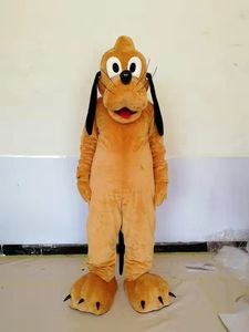 Costume de mascotte de chien pluton Real Pictures de haute qualité livraison gratuite