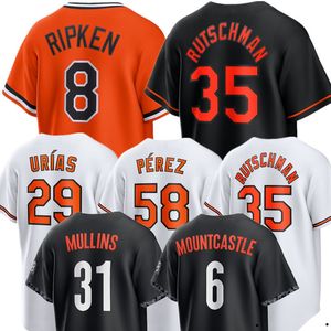 7 Jackson Holliday Baseball Orioles Jerseys Adley Rutschman Gunnar Henderson Yennier Baltimores Cano Austin Hays Cal Ripken Colton Cowser Felix Bautista Mateo