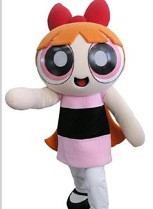 Costume de mascotte personnalisé Big Eyes Girl Taille adulte Livraison gratuite