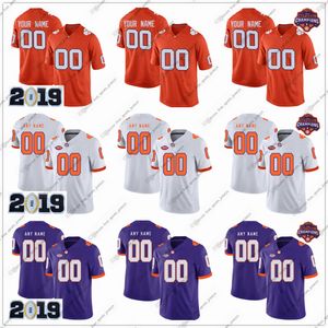 Maillots de football personnalisés du Collège Clemson Tigers Blackmon Huckabee Jr. Zach Jackson Noble Johnson Michael Mankaka Tristan Martinez Adam Randall quatre maillots de sport