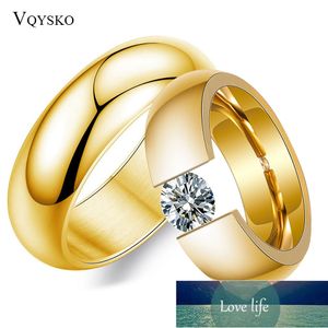 Bague de mariage personnalisée couleur or, bague de couple pour femmes et hommes, bijoux, cadeau de noël, bagues de fiançailles en acier inoxydable, anniversaire, prix d'usine, conception experte, qualité