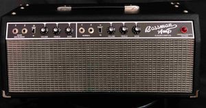 Custom Grand 1964 Guitar Amps Bassman Black Panel Pre-CBS Tube Amp Head, AA864 Circuit