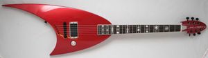 Guitare électrique de style JACK faite à la main en finition rouge, accepter une commande personnalisée