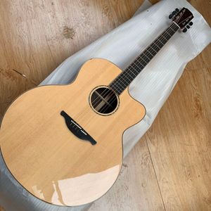 Custom Grand All Solid Wood Guitar Acoustic Guitar Guitar Electric LD Construit en ramassage électronique