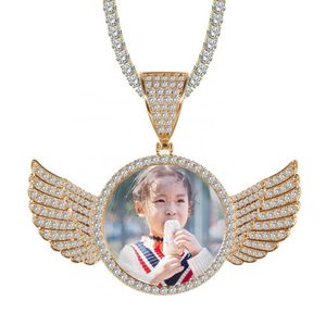 Bijoux personnalisés avec médaillons à mémoire de Photo, colliers avec pendentif, ensembles de bijoux Hip Hop