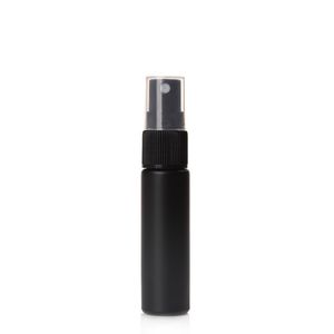 Logotipo personalizado Bomba de pulverización vacía Venta al por mayor Botella de pulverizador de vidrio de perfume negro de 10 ml