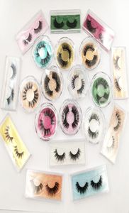 LOGO DEL LOGO CONSEJOS Eyelashes a granel TODO 30 estilos 3D Mink Pests Pack Natural Feach Fansehash Handmade Makeup Falselashes9628964