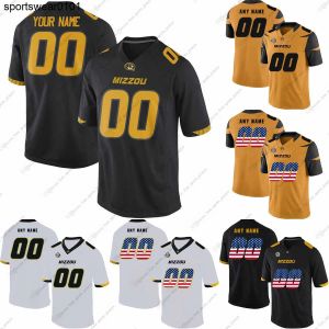 Jerseys de fútbol de Missouri de la NCAA de la NCAA