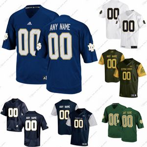 Personnalisé NCAA College Notre Dame Fighting Irish Football Jerseys Joe Montana Tyler Buchner Ian Book Steve Angeli Tyler Buchner Ron Powlus III Sam Assaf Logan Diggs