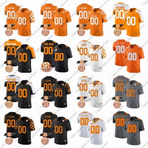 Camisetas de fútbol personalizadas de los voluntarios de Tennessee de la NCAA College Nico Iamaleava Joe Milton III Gaston Moore Navy Shuler Hunter Barnes Khalifa Keith cuatro camisetas deportivas