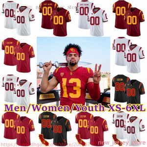 Maillot de football personnalisé NCAA College USC Trojans 2023 13 Caleb Williams 0 MarShawn Lloyd 19 Jaylin Smith 7 Miller Moss 8 Malachi Nelson 6 Austin Jones 21 Quinten Joyner