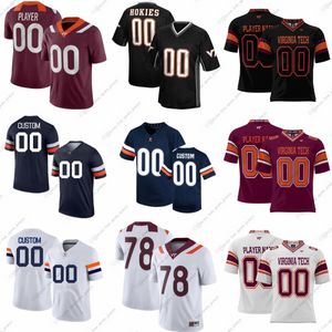 Personnalisé NCAA Virginia Cavaliers College Football Maillots Brady Bennett Jr. Bracey Butler Carter Cross Holland III Jackson Jones McCarron McDonald Fisher Gaines