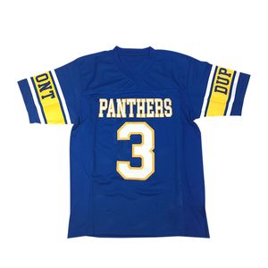 Custom Randy Moss High School Football Jersey Men's All Stured Free Shipping Mesh cualquier nombre Azul