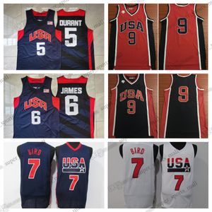 Maillots de basket-ball rétro personnalisés S-6XL 2012, Kevin Durant, James Westbrook, n'importe quel nom, n'importe quel numéro, maillot cousu