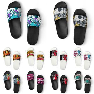 Custom Shoes PVC Slippers Men Women DIY Home Indoor Outdoor Sneakers Customized Beach Trainers Slip-on color316