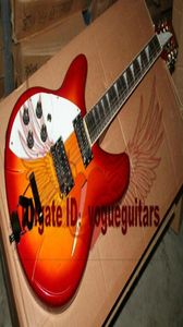 Atelier personnalisé 36012 String Guitare à main gauche Guitare Cherry Burst Shiping OEM Remarques de guitare5937493