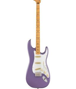 Tienda personalizada 70s Jimihendrix Purple St Electric Guitar Maple Cuello Diftonboard Dot Inlay Puente de trémolo de cuello grabado especial 3978261