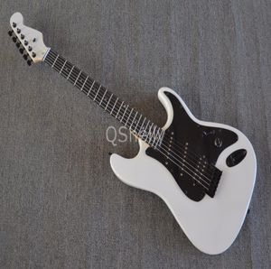 Tienda personalizada White San Dimas St Electric Guitars Alder Body Slanted Middle Coil Pickups SSH Black Hardware4261465