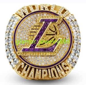 Bague de championnat de bijoux pour hommes, bijoux d'équipe de sport personnalisés, bague de Champions des Lakers de basket-ball James Labron 2020