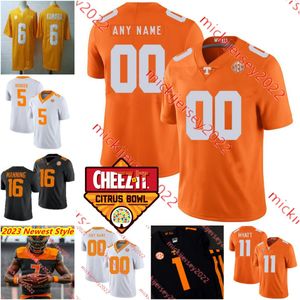 Maillot de football des volontaires du Tennessee Jauan Jennings, 2024, Key Lawrence J.J. Peterson Quavaris Crouch Jarrett Guarantano Jaylen McCollough Martavius maillots français