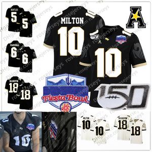 Fútbol personalizado Ucf Knights 2019 Cualquier nombre Número Negro Blanco 10 Mckenzie Milton 11 Dillon Gabriel 30