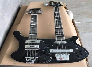 Guitare entier à double cou entier 4003 Black 4 String Bass 12 String Electric Guitar Personnalisation disponible2521593