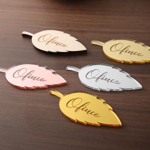 Láser de madera personalizada Corte de nombres de invitados Etiquetas de ajuste de madera personalizada Nombre del plato de boda Tarjetas de lugar