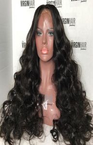 Perruques de cheveux humains personnalisées 10A pour femmes noires brésiliennes péruviennes grande vague de corps Loosewave pleines perruques de dentelle et perruques avant de dentelle 1186656