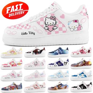 Chaussures personnalisées Chaussures de conception Chaussures de dessin animé Chaussures de course Anime Bonjour Ketty Roi de Gloire Kuromi Blanc Noir Rouge Noël Angela Baskets d'extérieur