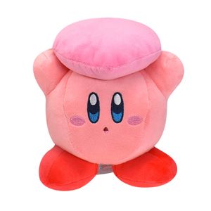 Bonito juguete de peluche de dibujos animados Kirby juego en forma de corazón amor Kirby Girl Pink Heart juguete de peluche 19CM