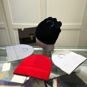 Mignon chat imprimé crâne casquettes automne hiver chaud bonnets laine tricoté chapeaux casquette unisexe sport laine bonnet chapeaux